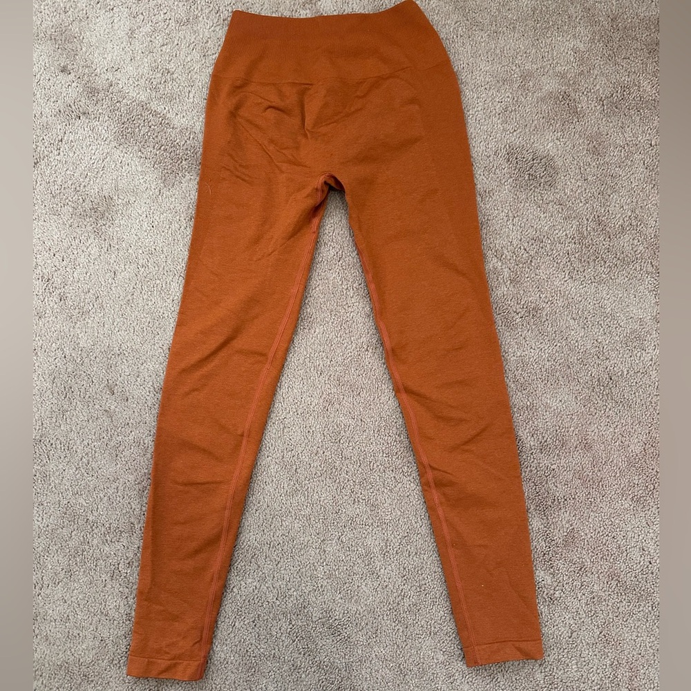 Size small orange AUROLA Dream Collection Workout Leggings